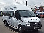 Бесплатный автобус Genser в пункт аренды автомобилей АрендаАвто-кгл на Новорязанском шоссе